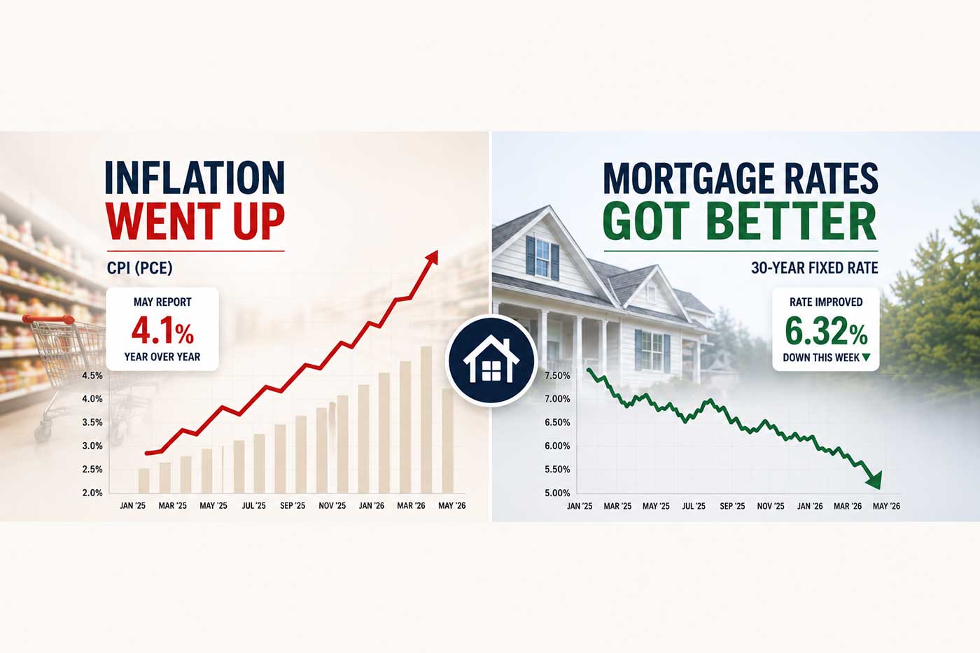 Mortgage rates improve despite hot inflation report May 2026 | Hess Mortgages
